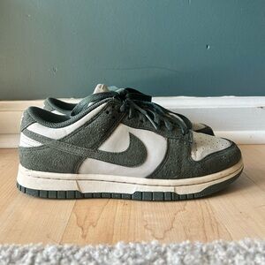 Nike Forest Green and White Dunks